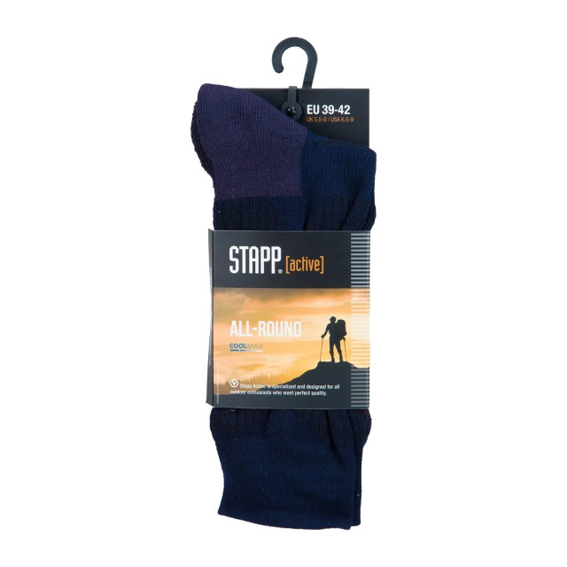 STAPP Active unisex all-round sokken 29530 marine 1-paar 29530-Blauw large