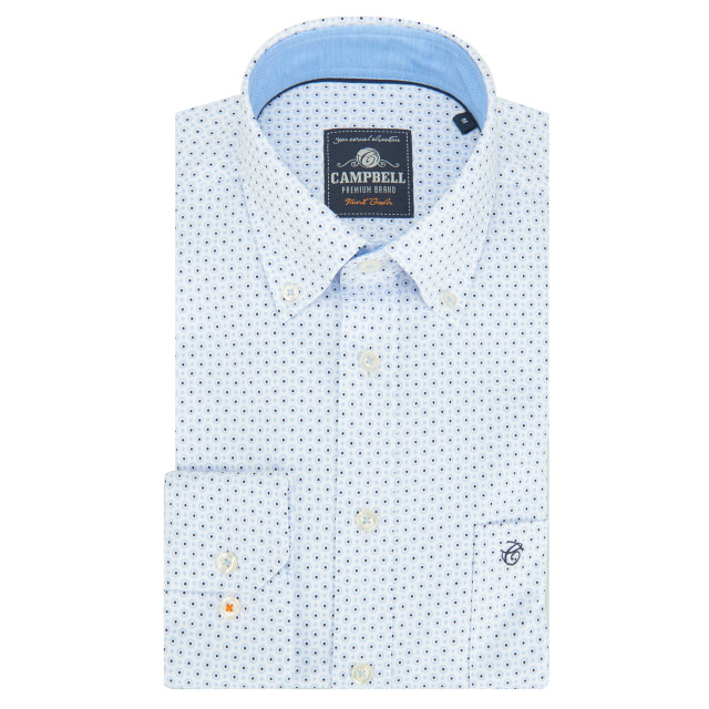 Campbell Casual overhemd met lange mouwen 088324-001-XL large