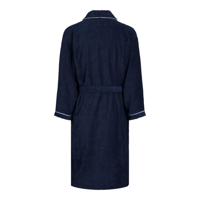 Jack & Jones Badjas heren badstof jacpiping bathrobe navy r 12245342-Blauw large