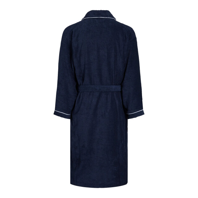 Jack & Jones Badjas heren badstof jacpiping bathrobe navy r 12245342-Blauw large