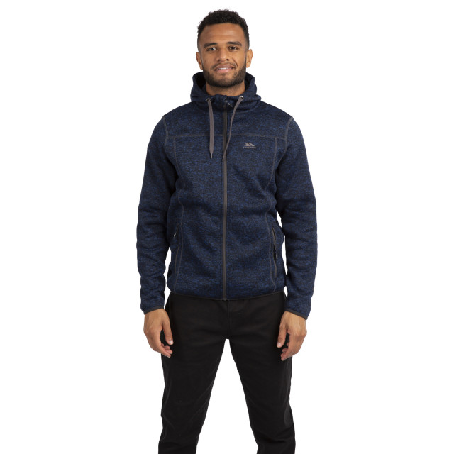 Trespass Heren odeno b marl fleece jas UTTP5689_navy large