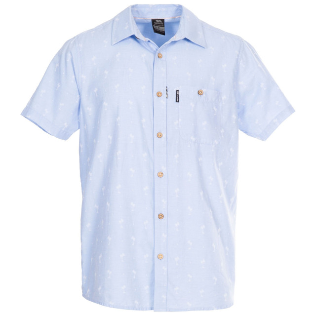 Trespass Heren slapton palm shirt UTTP5061_paleblue large