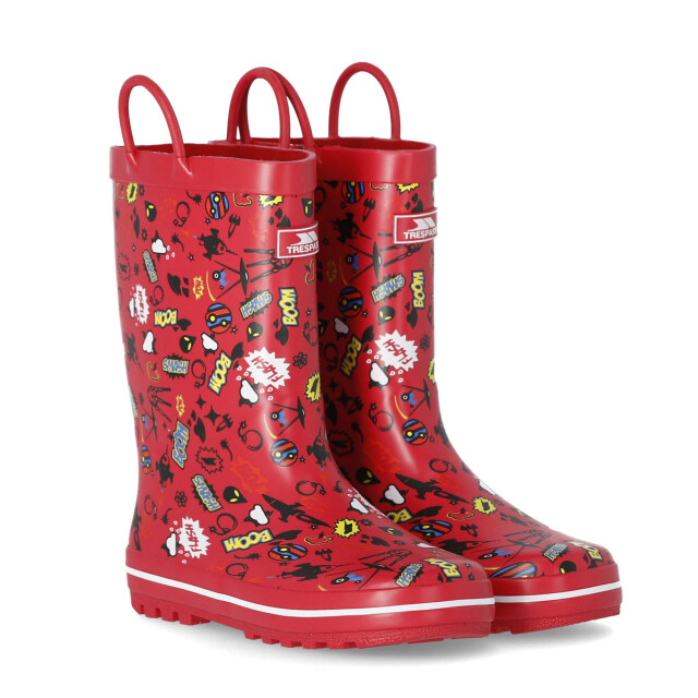 Trespass Kinderen/kinderen apolloton wellington boots UTTP5111_red large