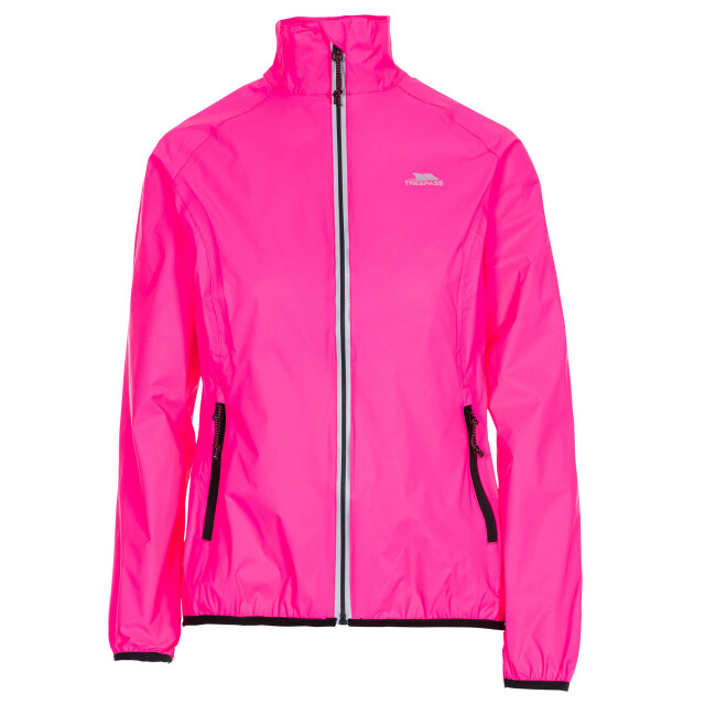 Trespass Dames beaming makkelijk opbergbaar en goedzichtbare jas UTTP4616_hivisibilitypink large