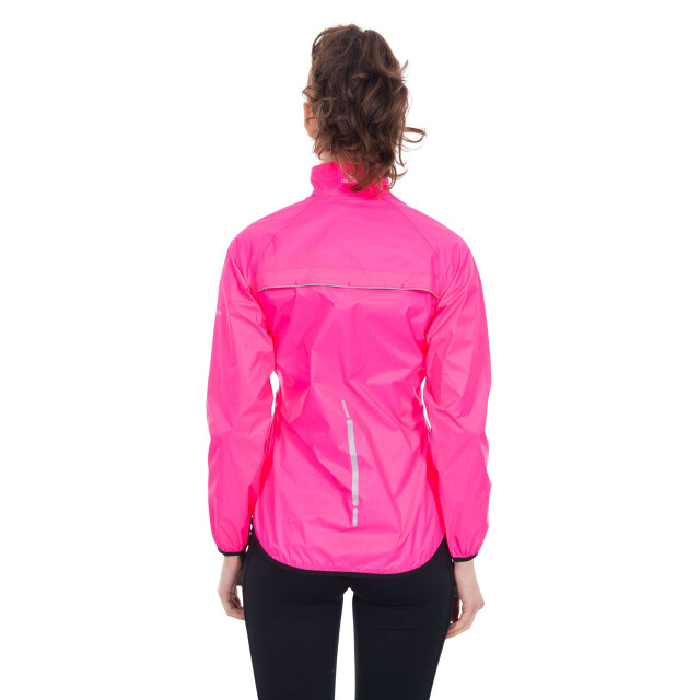 Trespass Dames beaming makkelijk opbergbaar en goedzichtbare jas UTTP4616_hivisibilitypink large
