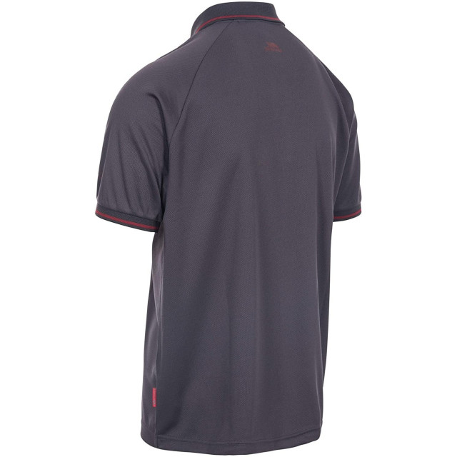 Trespass Heren bonington korte mouw actief poloshirt UTTP2931_darkgrey large