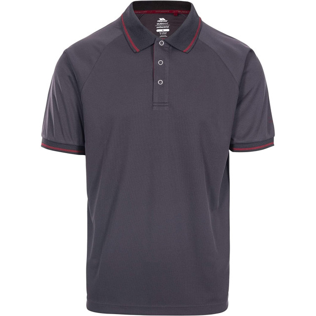 Trespass Heren bonington korte mouw actief poloshirt UTTP2931_darkgrey large