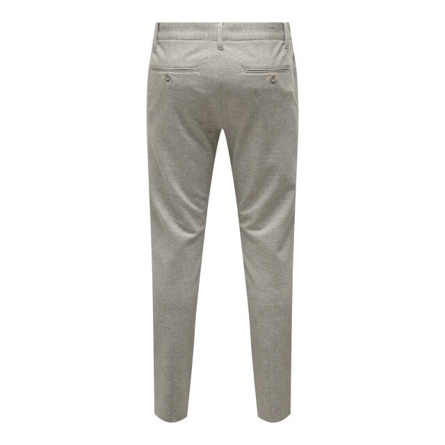 Only & Sons onsmark slim check 020919 pant noos 22028113 chinchilla 05519.829.0133 large