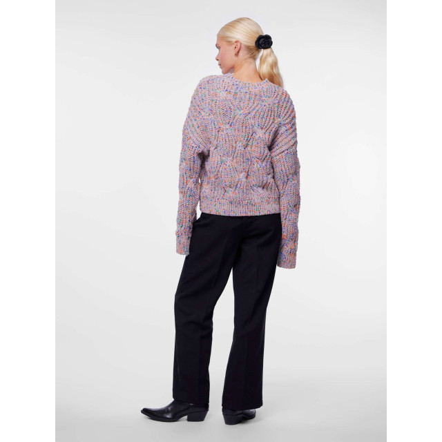 Y.A.S Yasconfetti knit pullover almond peach/multi 26033038-296418001 large
