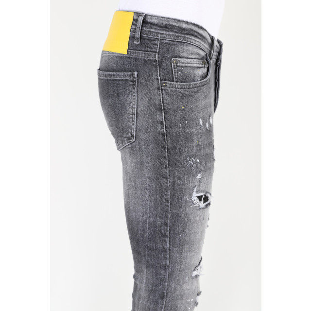 Mario Morato Ripped jeans met verfspatten stretch mm112 1979 / 112 large