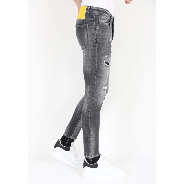 Mario Morato Ripped jeans met verfspatten stretch mm112 1979 / 112 large