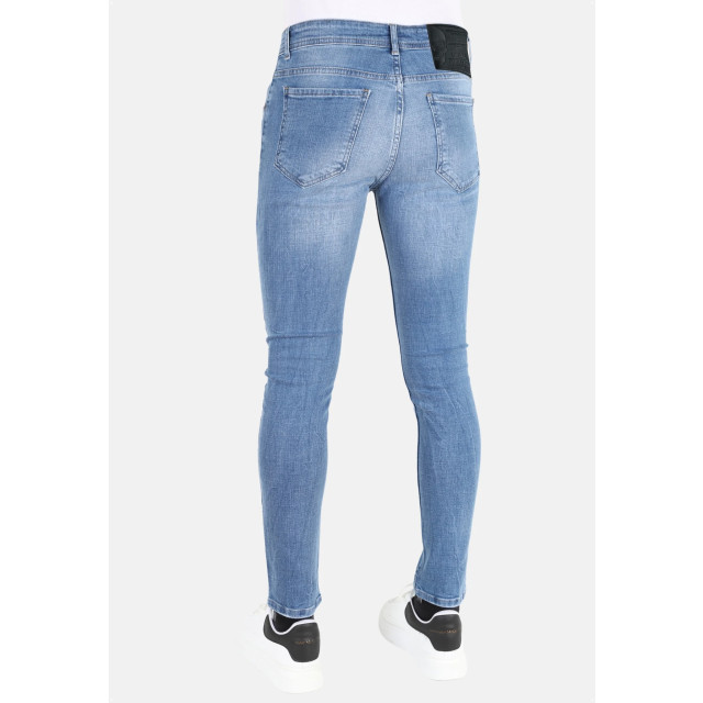 Mario Morato Slimfit spijkerbroek stonewash met gaten 1979 / 114 large