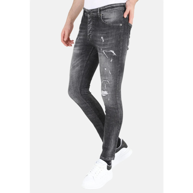 Mario Morato Slim fit street fashion cotton jeans met scheuren mm110 1979 / 110 large