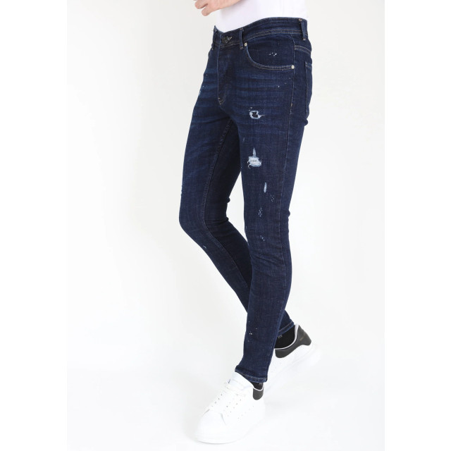 Mario Morato Denim jeans slimfit met gaten 1979 / 117 large