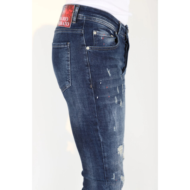 Mario Morato Slim fit jeans met verfspatten mm115 1979 / 115 large