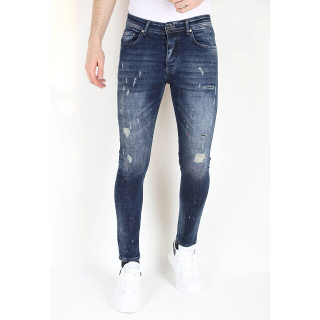 Mario Morato Slim fit jeans met verfspatten mm115 1979 / 115 large