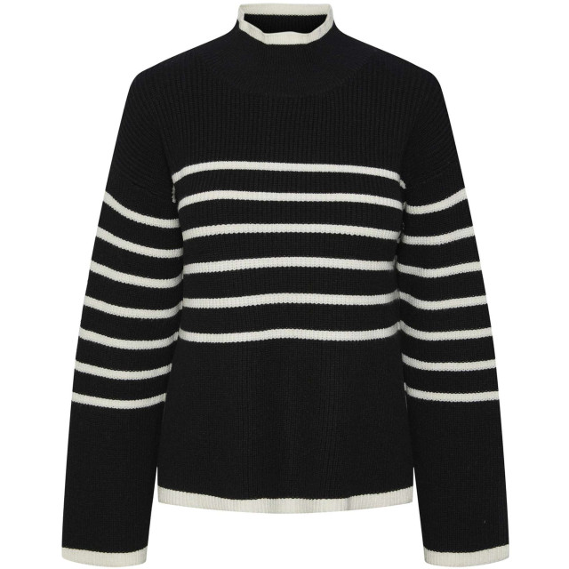 Y.A.S Yasalma ls knit pullover s. noos black/star white 26033730-190939003 large