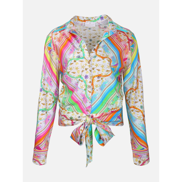 Mucho Gusto Blouse antwerp ocean patchwork Blouse Antwerp Multicolor Ocean Patchwork large