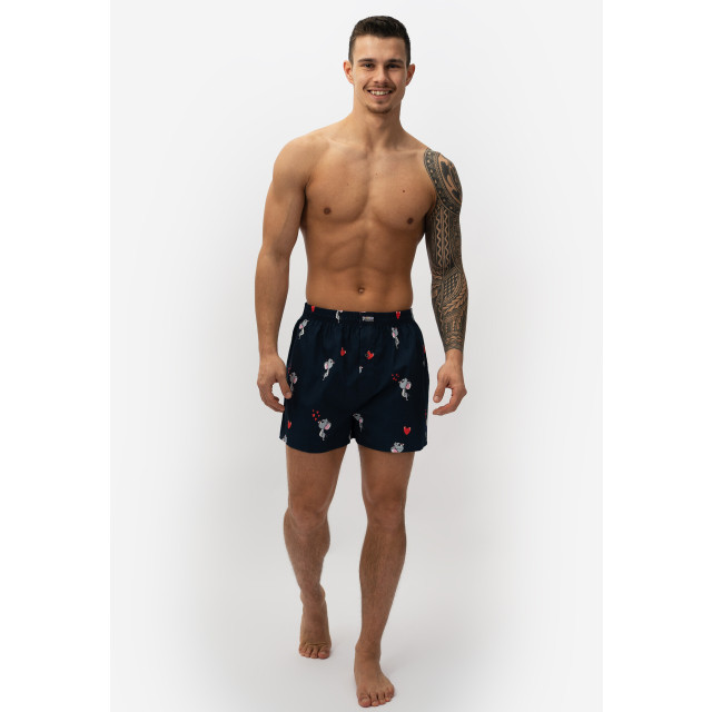 Happy Shorts Wijde boxershort heren muis met hartjes HS-380 large