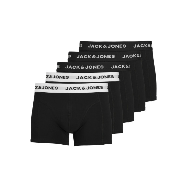 Jack & Jones Heren boxershorts trunks jacsolid effen 5-pack 12254366 large