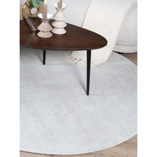 Veer Carpets Vloerkleed cos viscose ivory rond ø200 cm 2827201 large