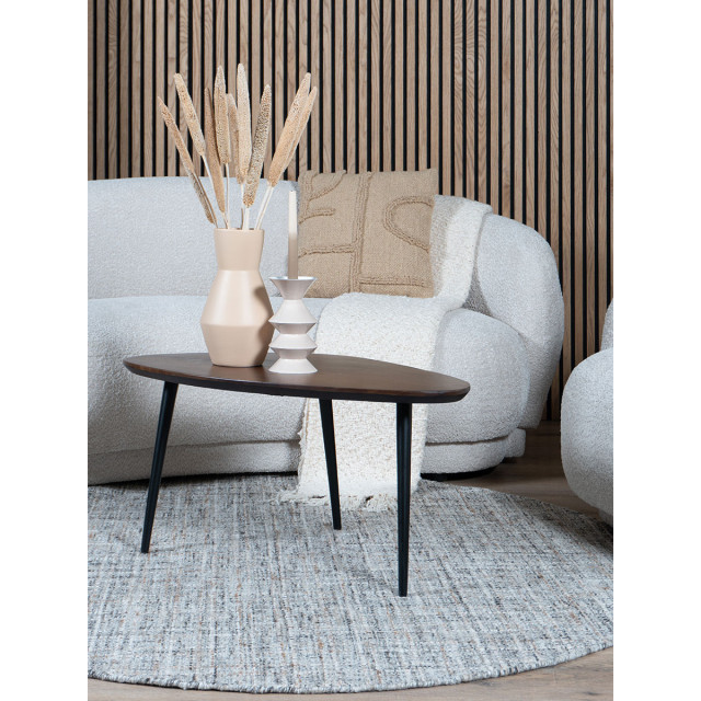 Veer Carpets Vloerkleed cross grey/beige rond ø200 cm 2827174 large