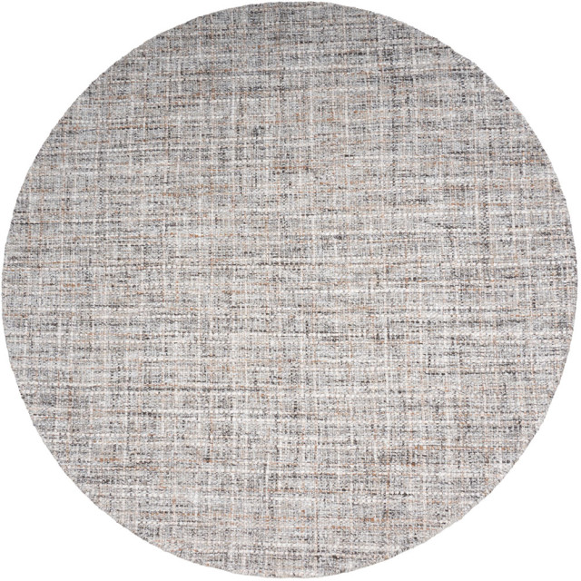 Veer Carpets Vloerkleed cross grey/beige rond ø200 cm 2827174 large