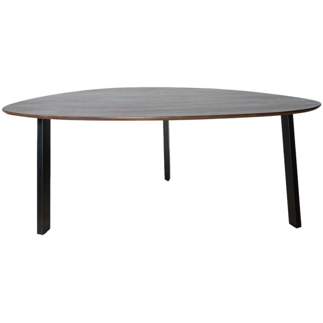 Home67 Eettafel tinus kiezelvormig 240 cm 2829502 large