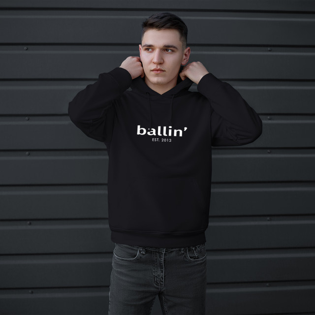 Ballin Est. 2013 Basic hoodie HO-H00050-BLK-M large