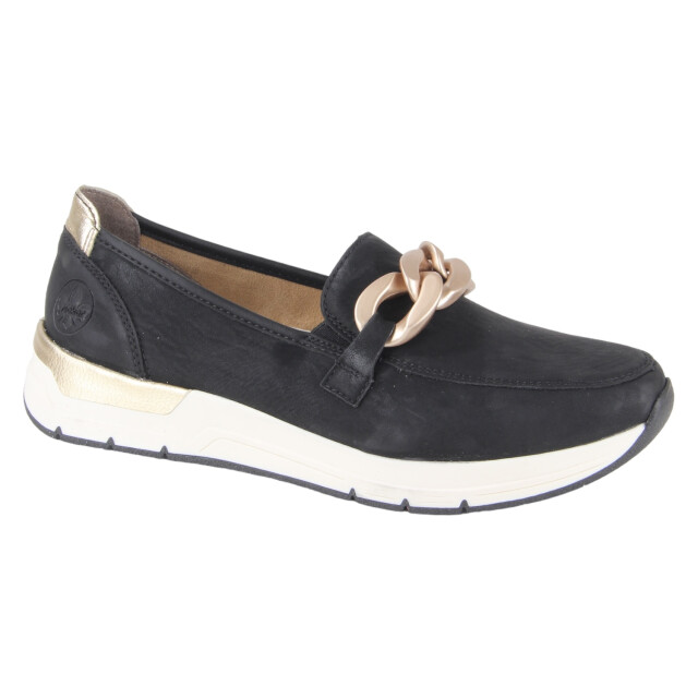 Rieker 58944-00 dames instappers sportief Rieker 58944-00 large