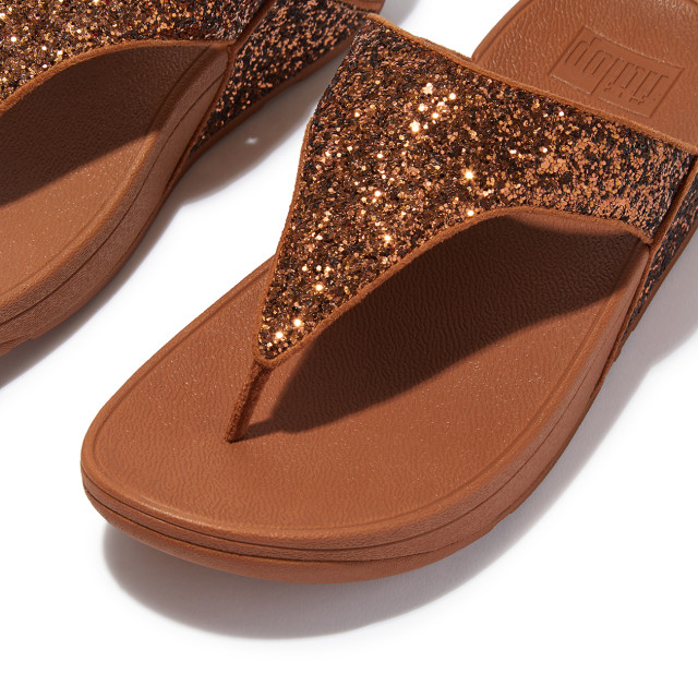 FitFlop Lulu glitter toe-thongs pu glitter X03 large