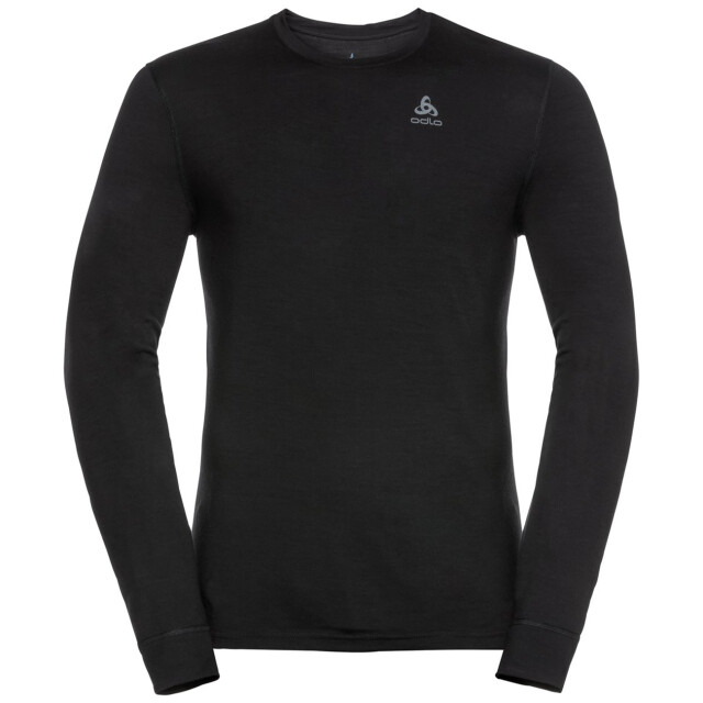 Odlo Bl top crew neck l/s merino 200 110812 large