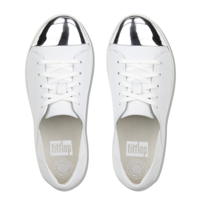FitFlop F-sporty™ mirror-toe sneaker leather I73 large