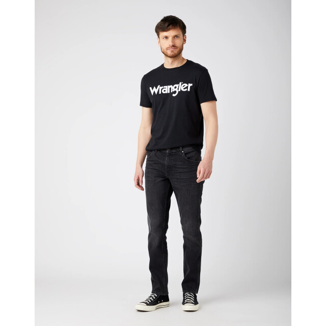 Wrangler Greensboro heren regular-fit jeans black dust WRANGLER W15QHT36W Greensboro Black Dust large