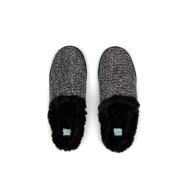 Toms Sage black multi cozy knit pantoffel 10016805 large