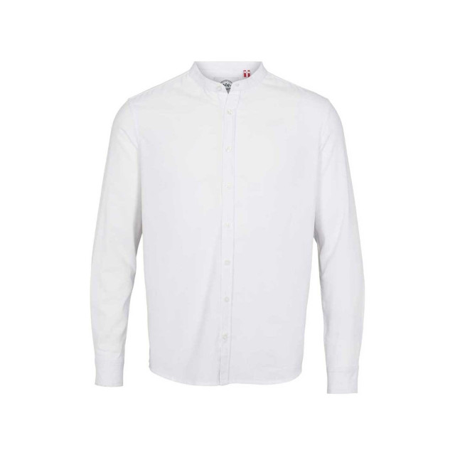 Kronstadt Ks3308 johan linen henley shirt white KS3308 large