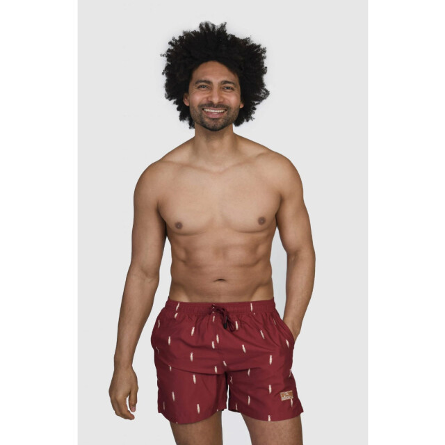 Narwal Narwal recycled swim trunks meerkat red meerkat red large