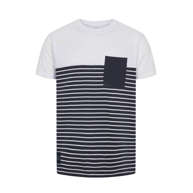 Kronstadt Timmi recycled stripe pocket shirt navy white ks3626 KS3626 large