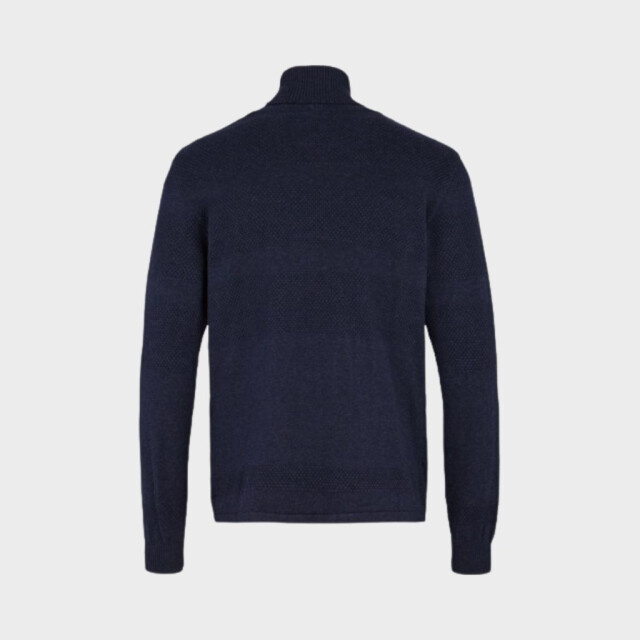 Kronstadt Fisker cotton roll neck knit navy 50023 50023 large