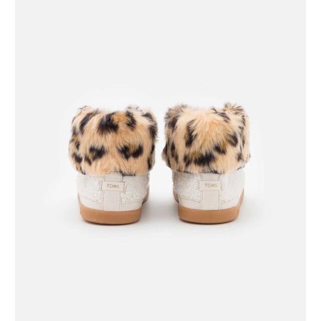 Toms Celeste natural faux shearling/ leopard pantoffel 10016795 large