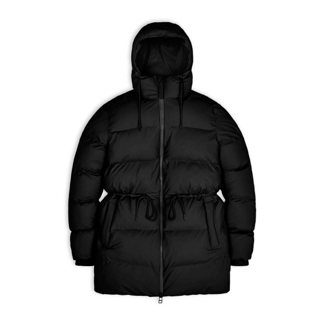 Rains 15370 puffer w jacket black 15370 large