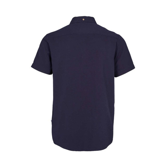 Kronstadt Johan seersucker s/s shirt ks3333 navy KS3333 large