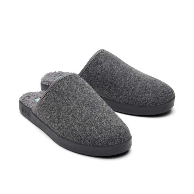 Toms Pantoffel harbor smoke grey repreve two tone felt 10016859 10016859 large