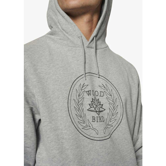 Woodbird Wood bird kimme crest hood style no. 2116-609 grey mel WOOD BIRD kimme crest hood style no. 2116-609 grey mel large