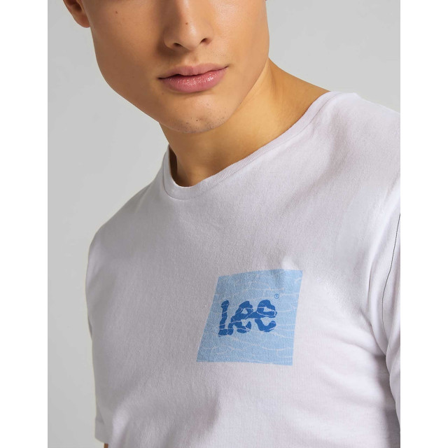 Lee Ss summer logo l63lfelj regular fit bright white SS SUMMER LOGO L63LFELJ REGULAR FIT BRIGHT WHITE large