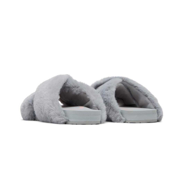 Toms Pantoffel 10016798 susie eva mid grey faux fur 10016798 large