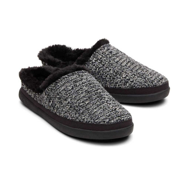 Toms Sage black multi cozy knit pantoffel 10016805 large