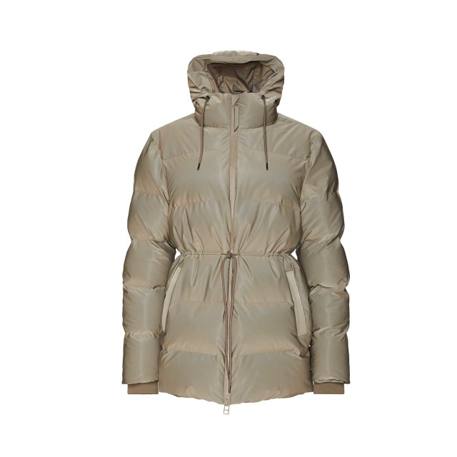 Rains 1537 puffer w jacket velvet taupe 1537 large