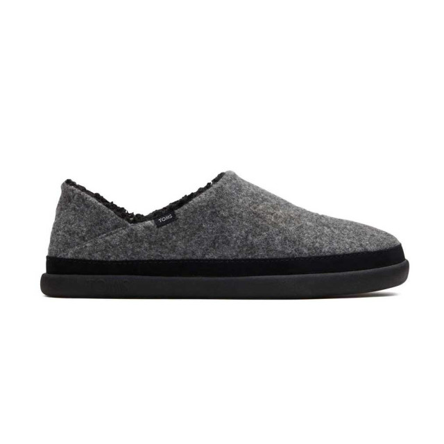 Toms Ezra smoke grey repreve two tone felt 10016808 pantoffel 10016808 large