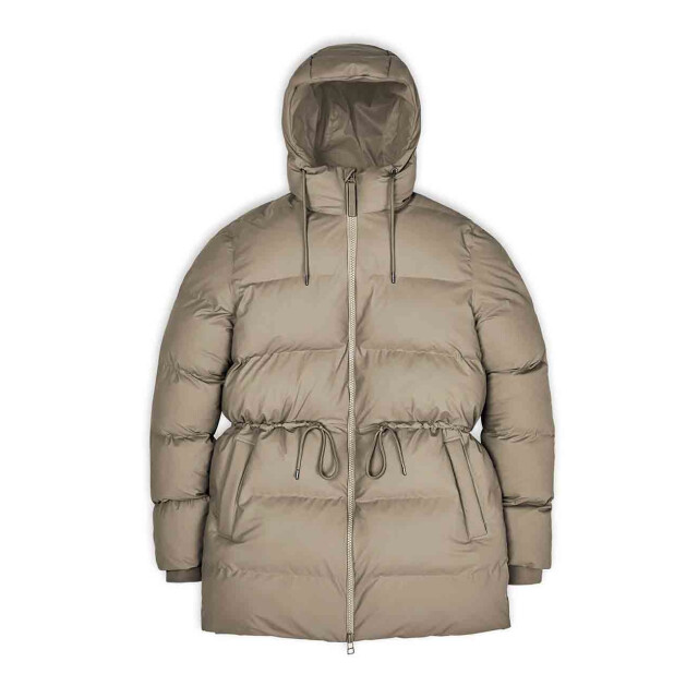 Rains 15370 puffer w jacket taupe 15370 large